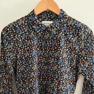 Scoth & Soda button up floral blouse